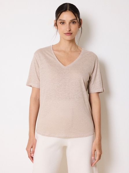 Bilde av Notshy Jaya t-shirt 100% lin, natur